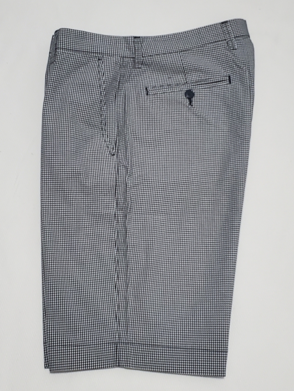 J. Crew Black White Gingham Plaid Shorts 32 Waist